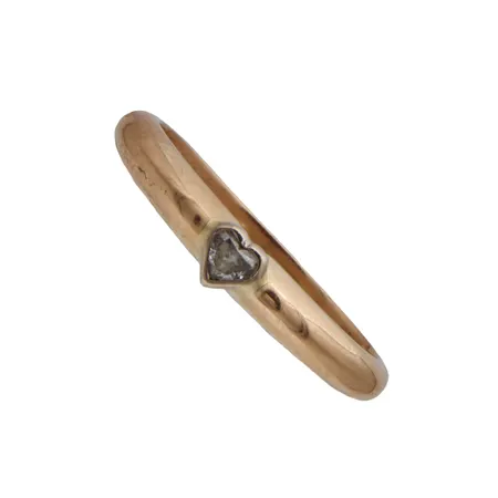 Timanttisormus, koko 20, 585,  Paino: 3,5 g