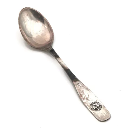 Kahvilusikka, kaiverrettu, pituus 119mm, 925,  Paino: 18,3 g