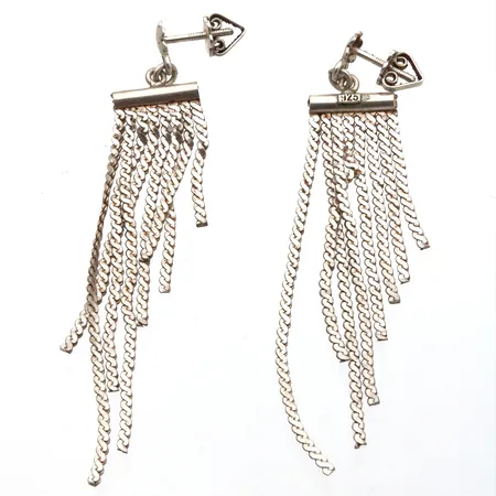 Korvakorut, korkeus 68mm, 925,  Paino: 6,3 g