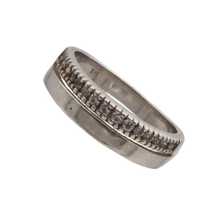 Kivisormus, koko 17¼, 925br,  Paino: 3,3 g