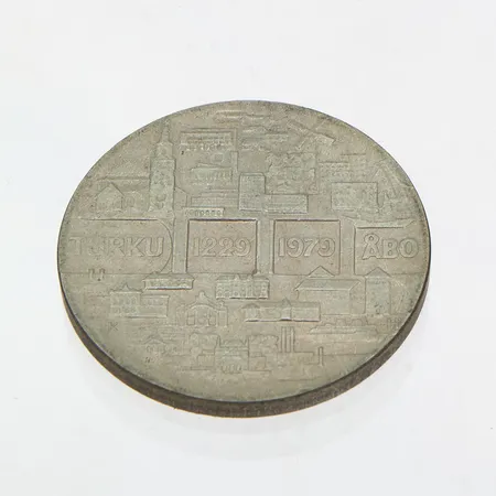 Juhlaraha, Turku 1229-1979, nimellisarvo 25mk, 500, Paino: 26,5 g