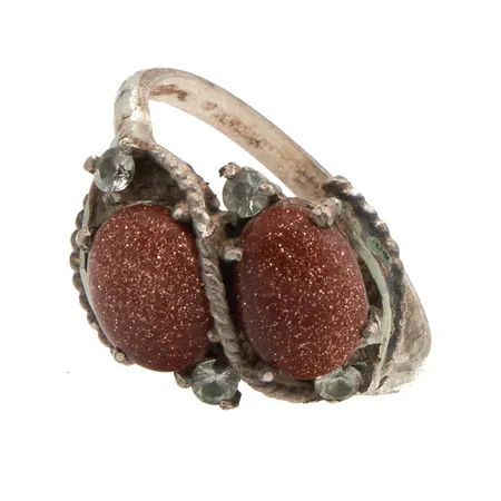 Kivisormus, koko 17­¾, 925br,  Paino: 3,4 g