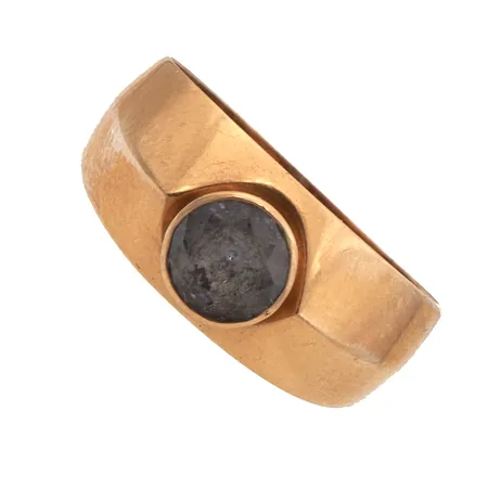 Kivisormus, koko 18, 585br,  Paino: 3,2 g