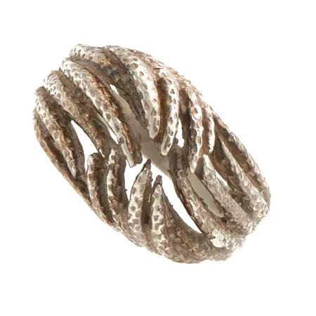  Kuvioitu sormus, koko 17¾ , 925,  Paino: 5,3 g