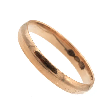 Sileä sormus, koko 16½, 585, Paino: 1,7 g