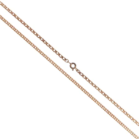 Kaulaketju, pituus 56cm, leveys 3mm, 585,  Paino: 10 g