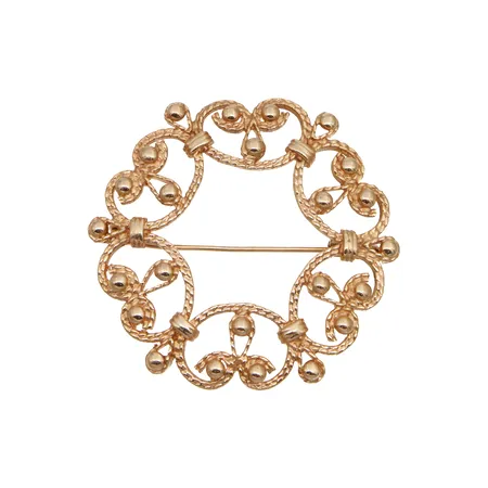 Rintakoru, Kalevala Koru Suotniemen Solki, Ø 37mm, 585,  Paino: 7,7 g