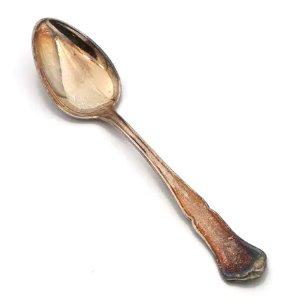 Kahvilusikka, Chippendale, kaiverrettu, pituus 105mm, 830,  Paino: 13,4 g