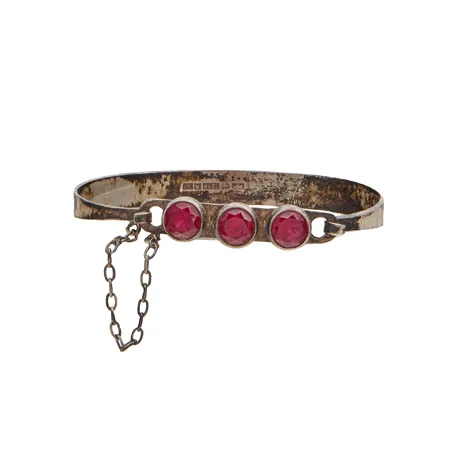 Kivirannekoru, Ø56mm, vuodelta 1977, 925br, Paino: 9,9 g