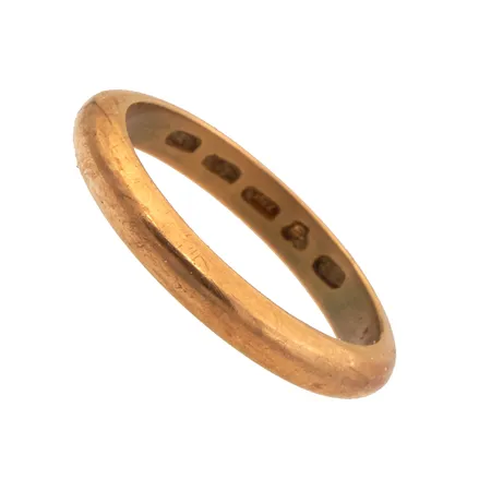 Sileä sormus, koko 17¾, 750, Paino: 4,7 g