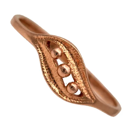 Sormus, koko 17, 585,  Paino: 1,3 g