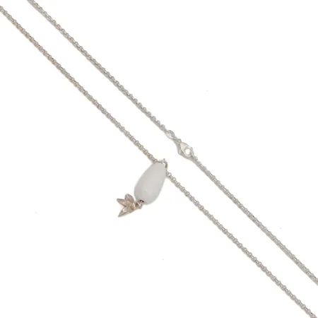 Kaulakoru, Kalevala, Onerva, ketjun pituus 80-90cm, riipuksen korkeus 45mm, 925br, Paino: 18,8 g