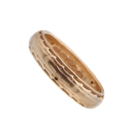 Kuvioitu sormus, kaiverrettu, koko 20¾, 585, Paino: 7,7 g