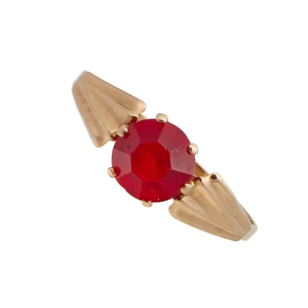 Kivisormus, kivessä kulumia, 585br, koko 16½, 585br, Paino: 0,9 g