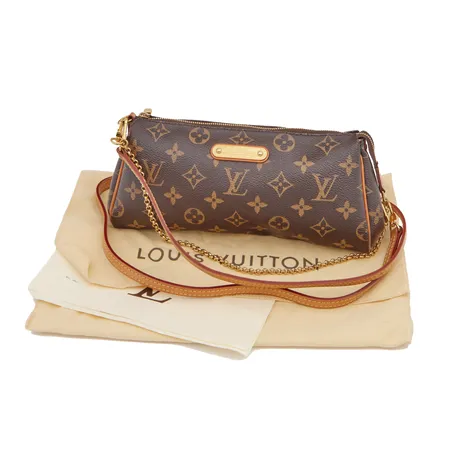 Käsilaukku Louis Vuitton Eva m95567, 25x13cm, oma pussi ja ostokuitti (pieniä käytön jälkiä ja likaa laukun sisällä)
