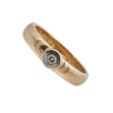 Timanttisormus 0.05ct, koko 18¼, 585, Paino: 5,4 g