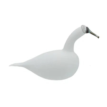 Lasilintu Iittala, Karjalan laulujoutsen, sign. Oiva Toikka Nuutajärvi 3026 2010, mitat 200x330mm