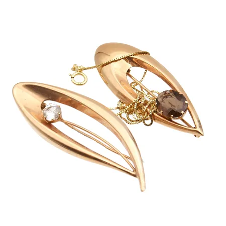 Viallisia kultakoruja, 585br, Paino: 6,4 g