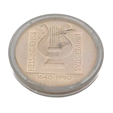 Juhlaraha, 100 Markkaa, 1990, Yliopisto Helsinki 1640-1990, 830, Paino: 24 g