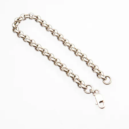 Papuranneketju, pituus 195mm, 925,  Paino: 15,1 g