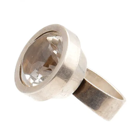 Vuorikide sormus, koko 16¾, design Elis Kauppi, Kupittaan Kulta, vuodelta 1964, 916br,  Paino: 14,7 g