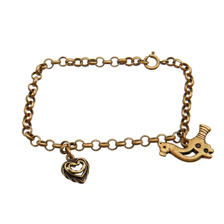 Rannekoru, Kalevala, Lintunen ja talon sydän, pituus 200mm, pronssia