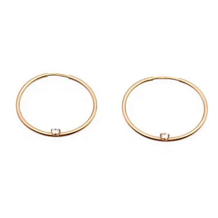 Korvarenkaat kivillä, Ø 20mm, 585br,  Paino: 1,1 g