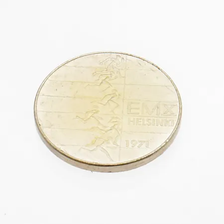 Juhlaraha, Suomi 1971 EMX Helsinki, nimellisarvo 10mk, 500, Paino: 24,4 g