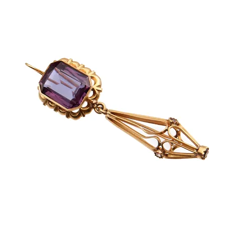 Viallinen kivikorvakoru puntilla, 750br,  Paino: 26,6 g