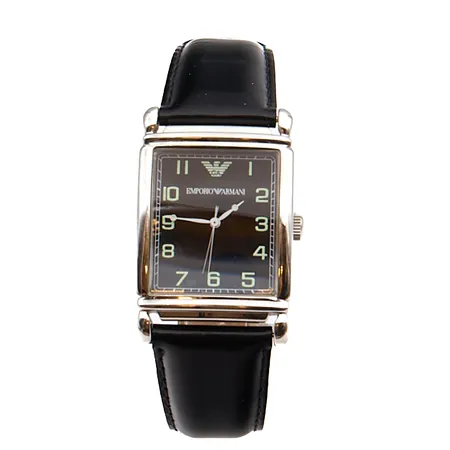 Teräsrannekello Emporio Armani, AR-0206 Quartz, taulun mitat 29x36mm, hihnan pituus 200mm, Laatikko.