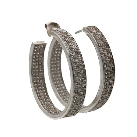 Kivikorvarenkaat, toinen tausta puuttuu, Ø 30mm, 925br, Paino: 11,8 g