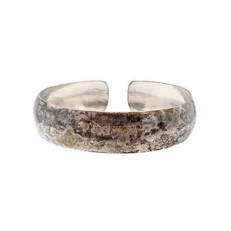 Rannerengas, Ø 58mm, koko muunneltavissa, tekijänleima VR (Veikko Reinikka), vuodelta 1965, käsityö-leima, 813, Paino: 15,9 g