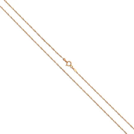 Singapore-kaulaketju, pituus 45,5cm, 585, Paino: 1,5 g