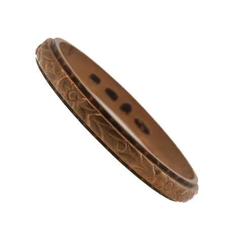 Kuvioitu sormus, koko 16½, kaiverrettu, 750, Paino: 1,7 g