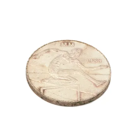 Juhlaraha, Yleisurheilun MM 1983, nimellisarvo 50 markkaa, 500, Paino: 22 g