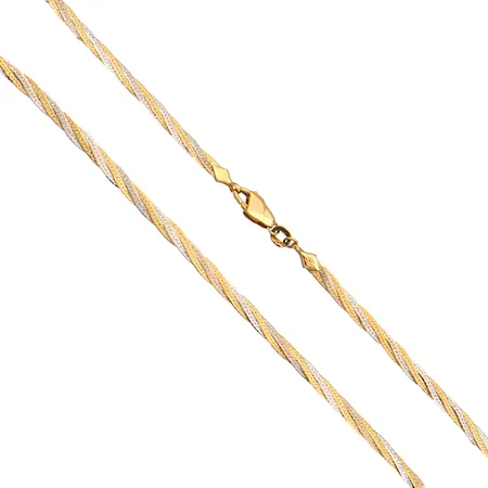 Kaulaketju, pituus 38cm, leveys 4mm, 585, Paino: 6,9 g