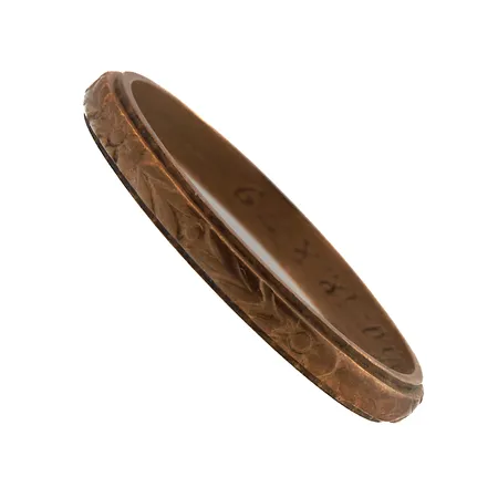 Viallinen sormus, 750, Paino: 1,7 g