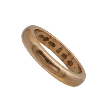 Sileä sormus, kaiverrettu, koko 16½, 750, Paino: 5,8 g