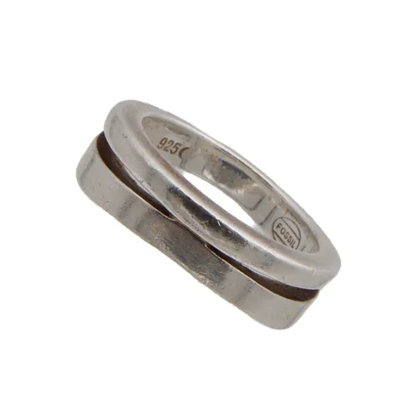 Sormus, Fossil, koko 17, 925,  Paino: 6,5 g