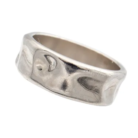 Sormus Lumoava, Hunaja, koko 18¾, käytön jälkiä, 925, Paino: 7,2 g