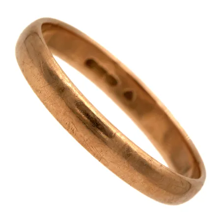 Sileä sormus, kaiverrettu, koko 19½, 585, Paino: 2,7 g