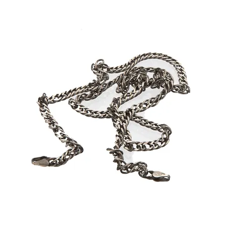 Viallinen panssarikaulaketju, pituus 59cm, lukko puuttuu, 925, Paino: 16,2 g