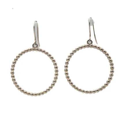 Korvakorut, Kalevala, Valoisa, Ø 33mm, korkeus 52mm, laatikko, 925, Paino: 7 g