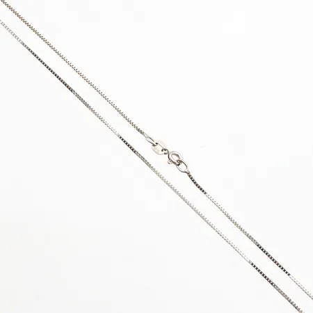Venetsia-kaulaketju, pituus 42cm, valkokulta, 585, Paino: 2,3 g