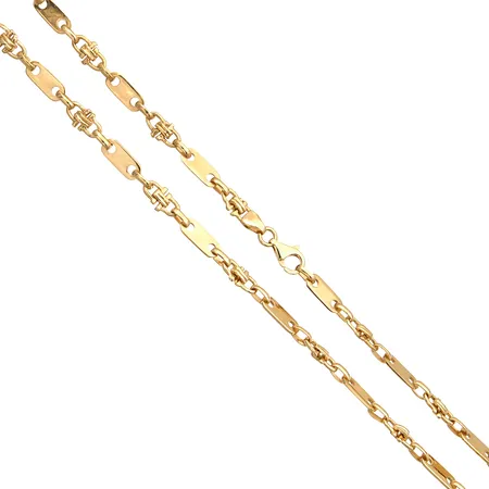 Kaulaketju, pituus 47cm, leveys 5mm, 585, Paino: 22,4 g