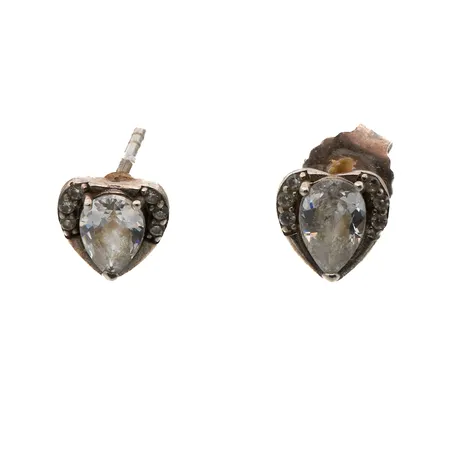 Kivikorvanapit, toinen tausta puuttuu, Ø 6mm, 925br, Paino: 1,2 g