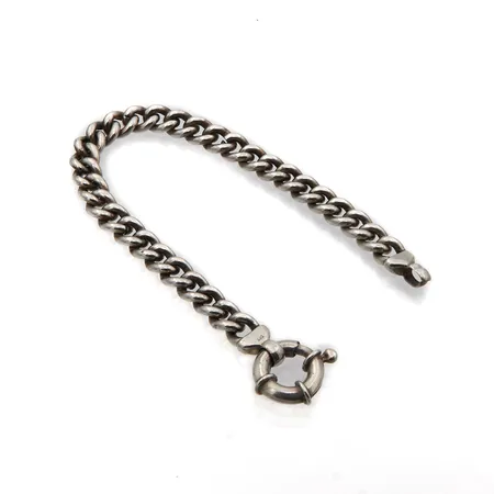 Panssariranneketju, ontto, pituus 195mm, 925, Paino: 17,1 g