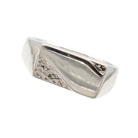 Kantasormus, koko 18, 925, Paino: 7,5 g