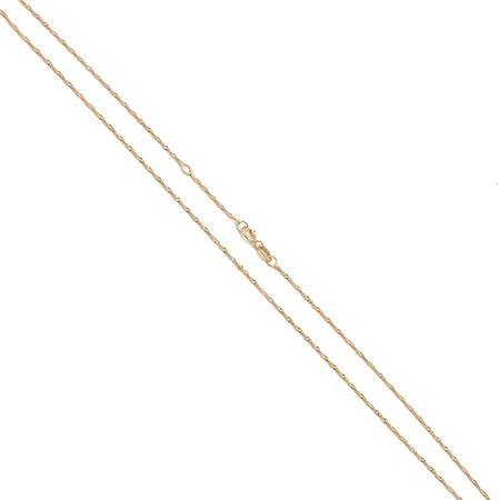 Singapore-kaulaketju, pituus 36/38cm, 585, Paino: 0,7 g