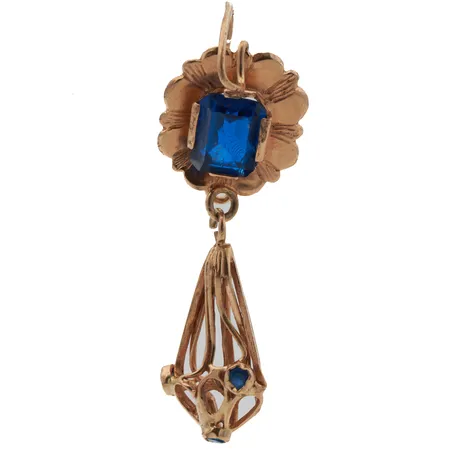 Viallinen kivikorvakoru, 585br, Paino: 5,7 g